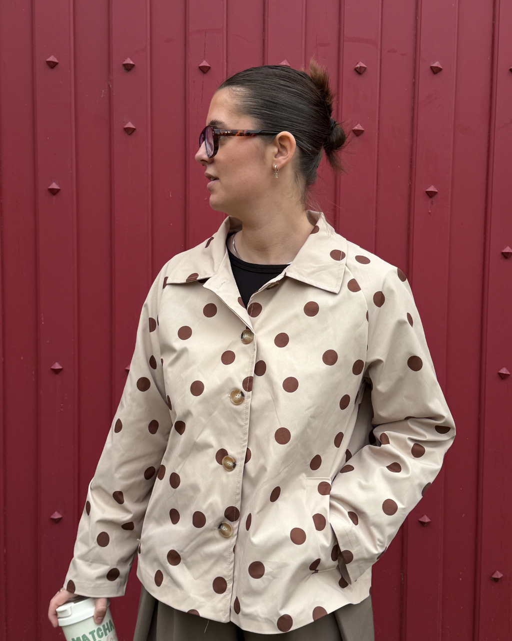 Léa - Veste imperméable Crème