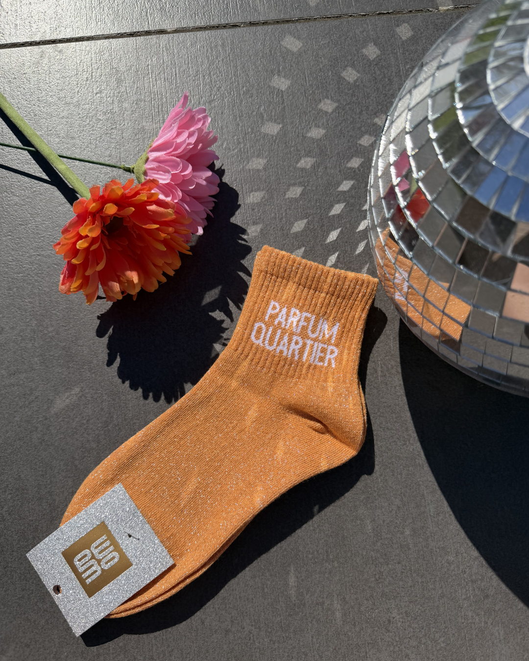 Parfum Quartier - Chaussette à paillettes
