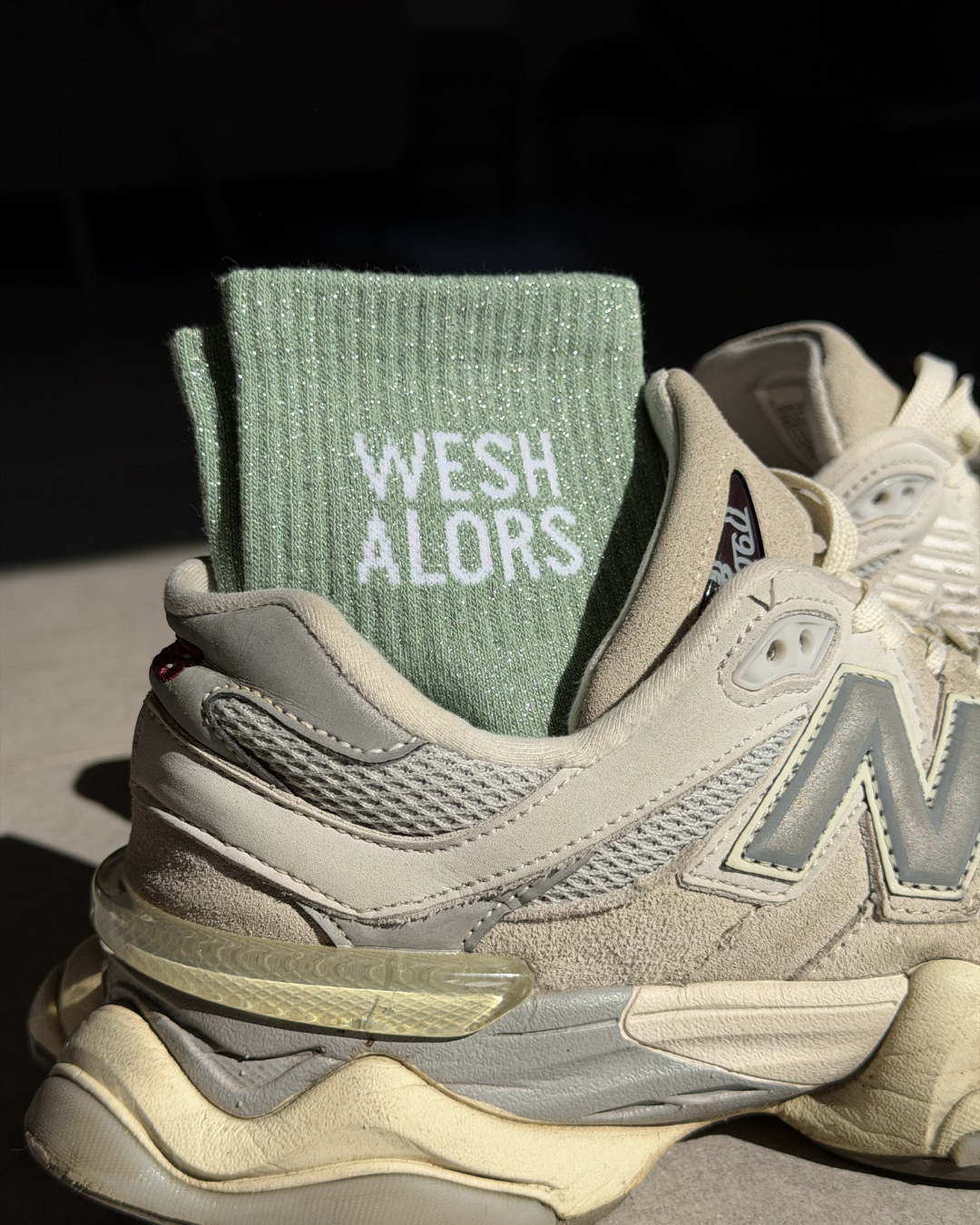 Wesh alors - Chaussette à paillettes