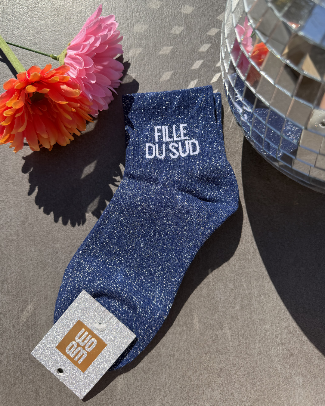 Fille du sud - Chaussette à Paillettes