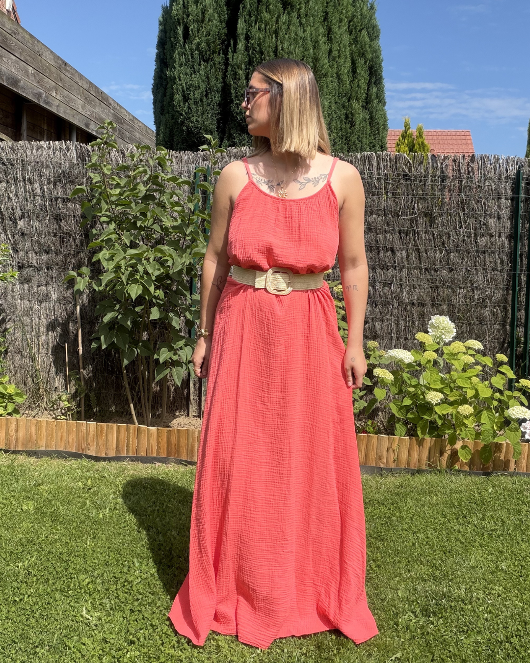 Flore - Robe Corail