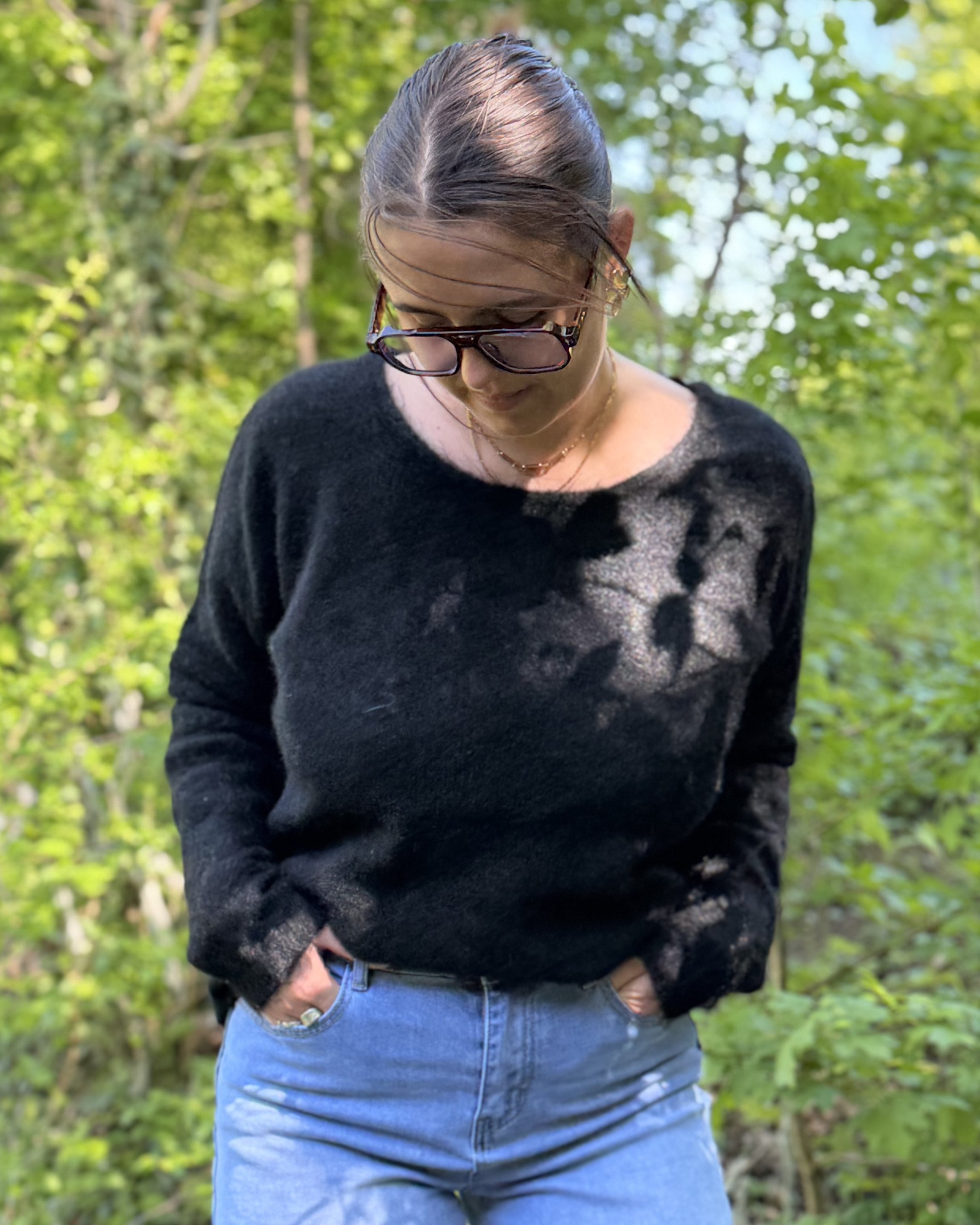 Cécile - Pull dos en dentelle