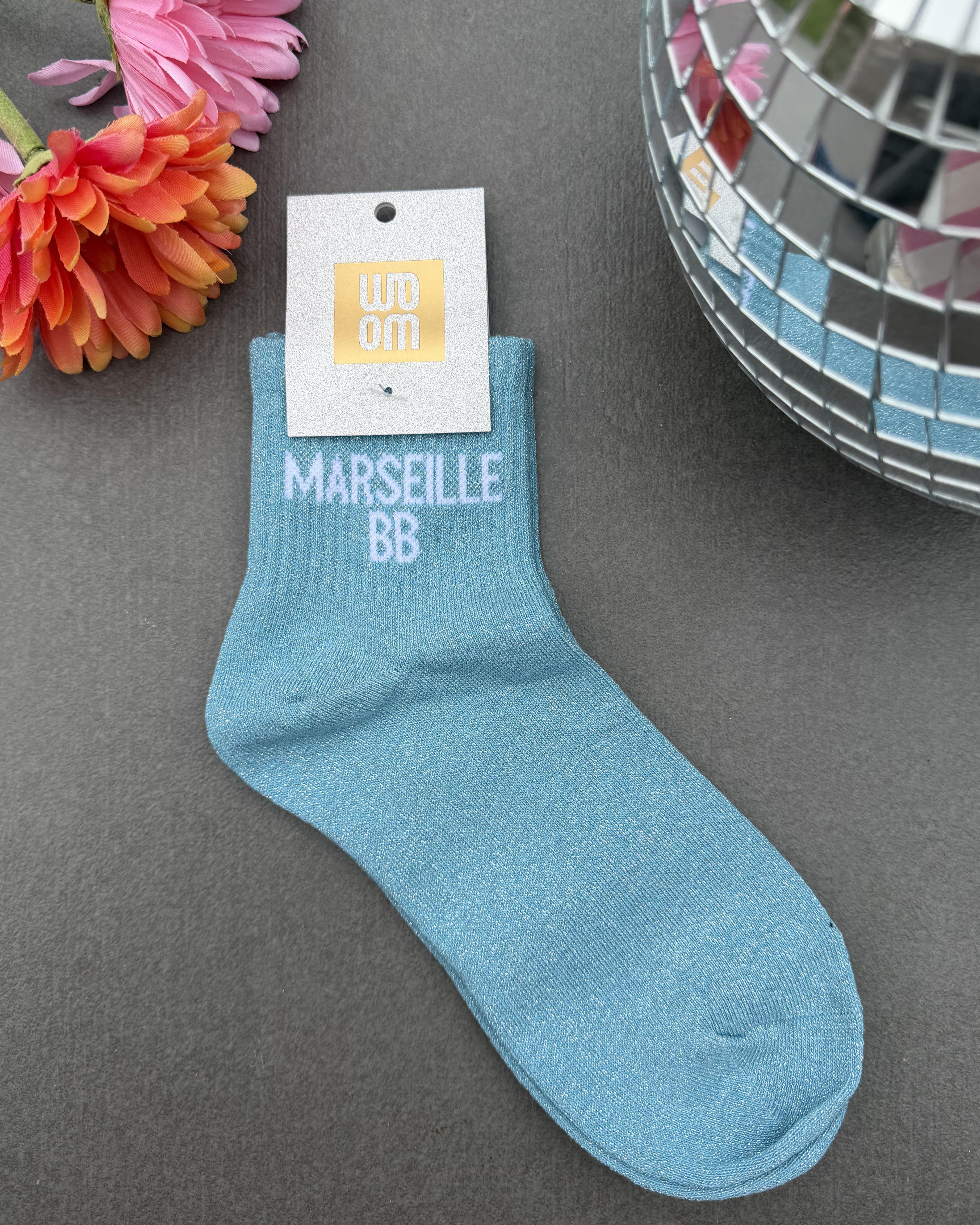 Marseille BB - Chaussettes à paillettes