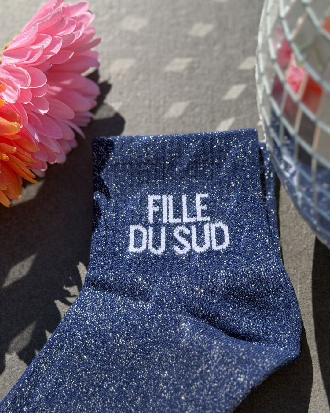 Fille du sud - Chaussette à Paillettes