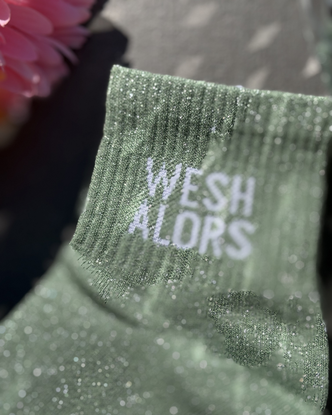 Wesh alors - Chaussette à paillettes