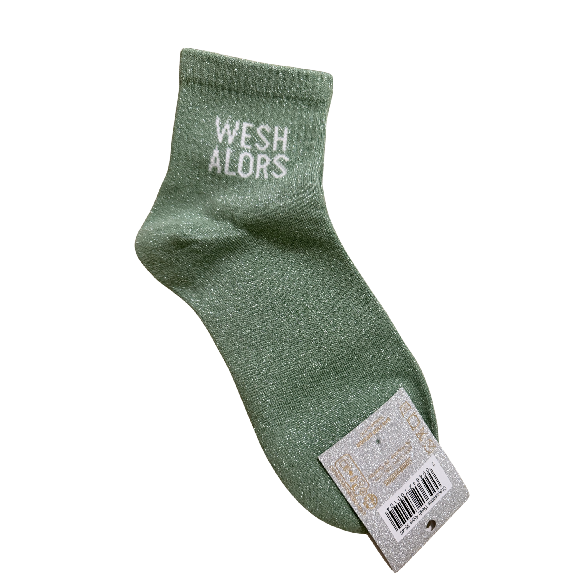 Wesh alors - Chaussette à paillettes