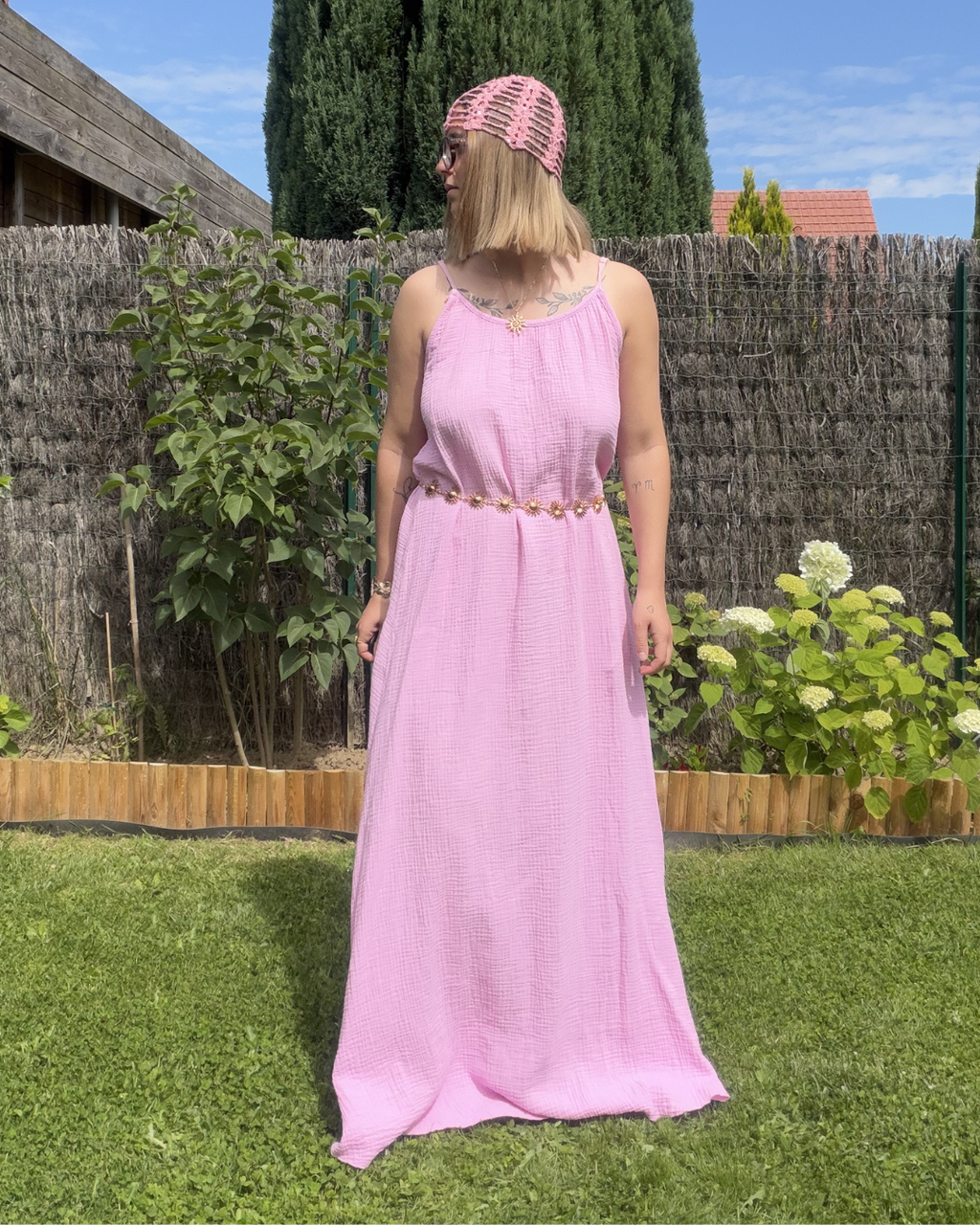 Flore - Robe Rose bonbon
