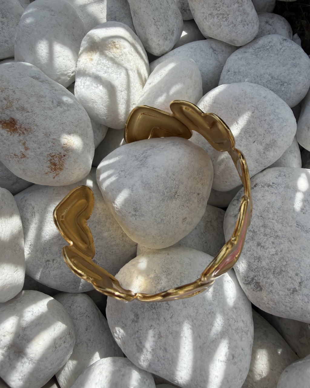 Floriane - Bracelet coeur Corail
