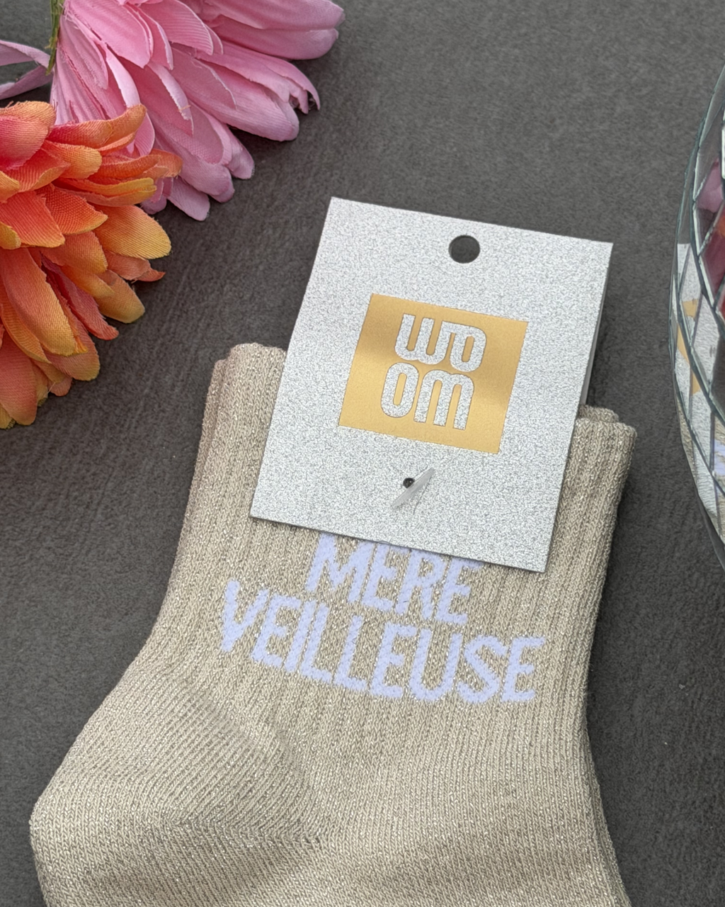 Mère veilleuse - Chaussette à paillettes