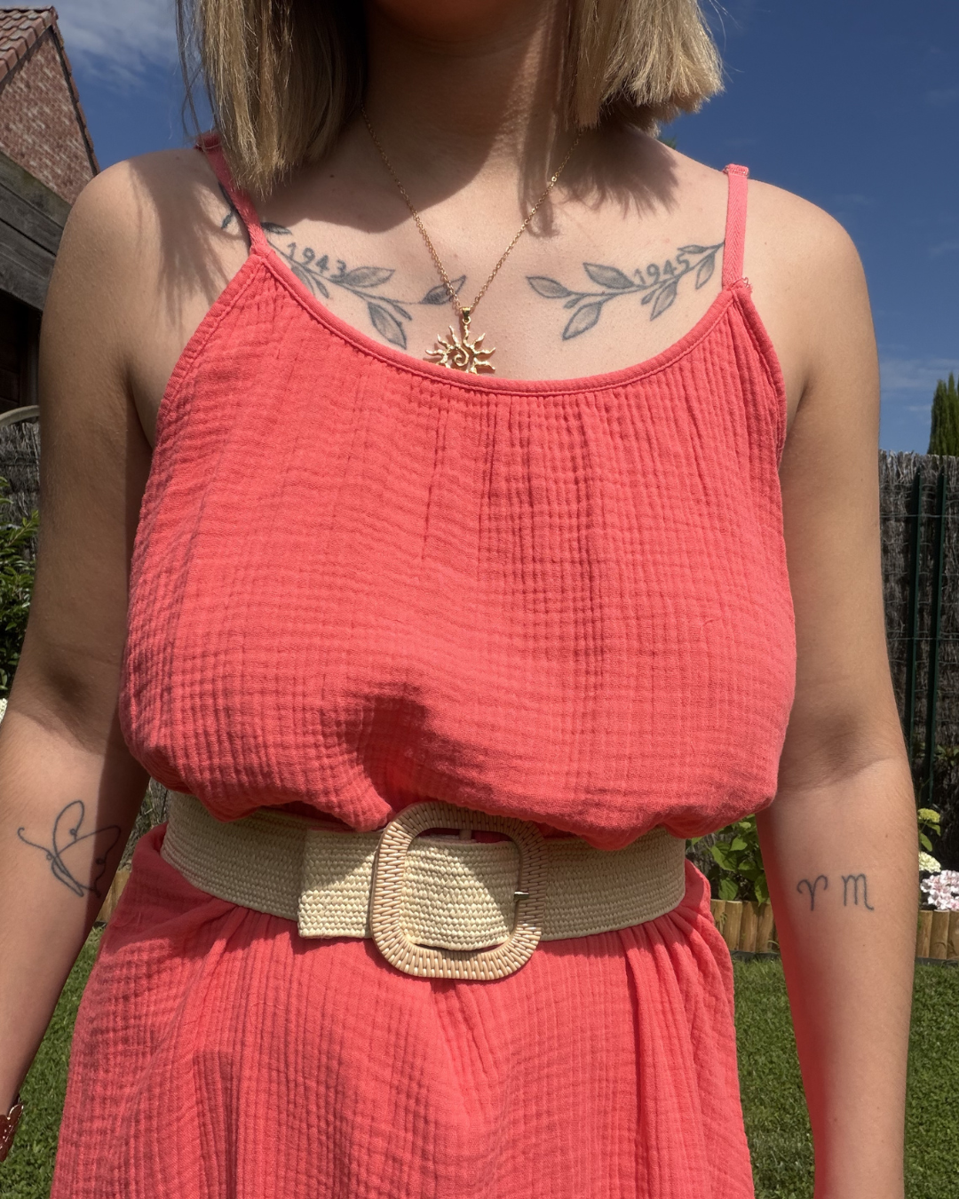 Flore - Robe Corail