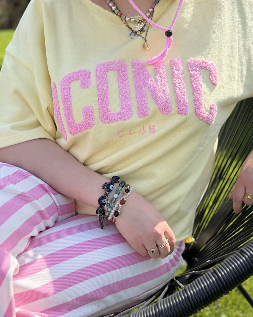 Iconic - Teeshirt Jaune