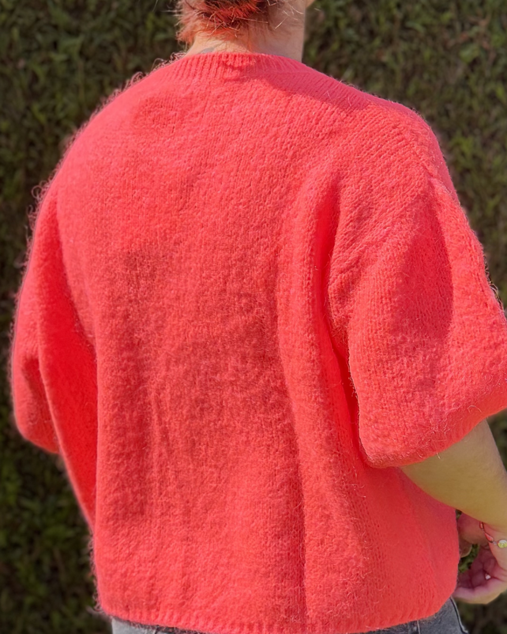Selenay - Pull demi manche Corail
