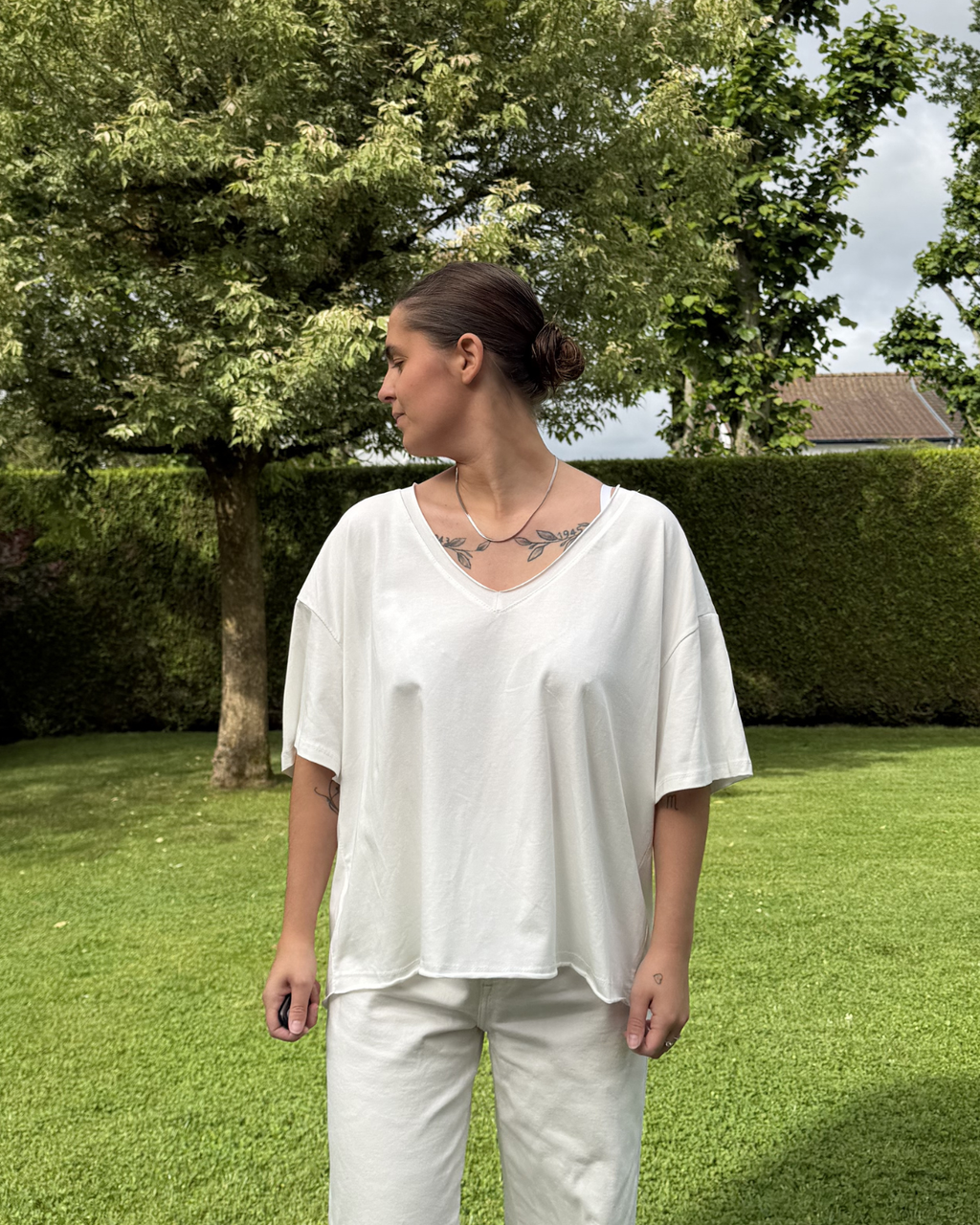 Emma - Teeshirt col en V