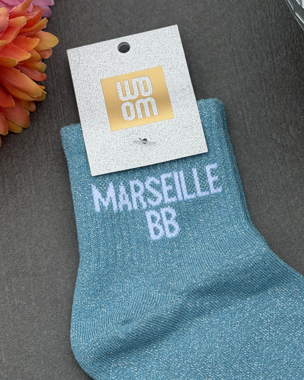 Marseille BB - Chaussettes à paillettes