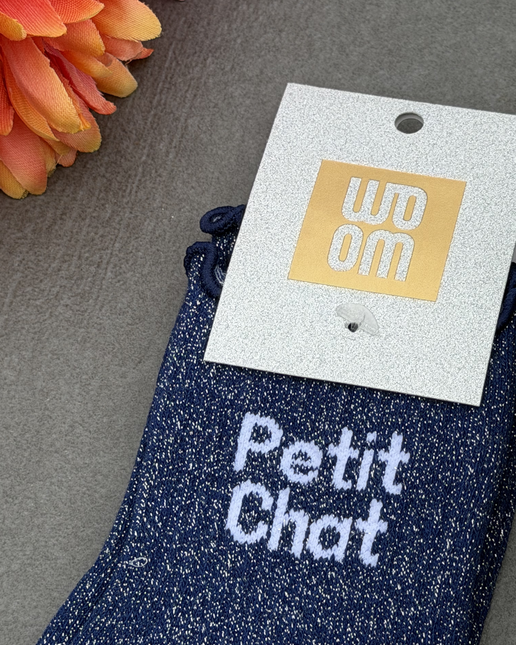 Petit chat - Chaussettes à paillettes enfant