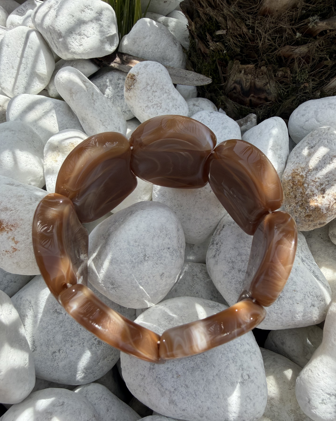 Célia - Bracelet Marron clair