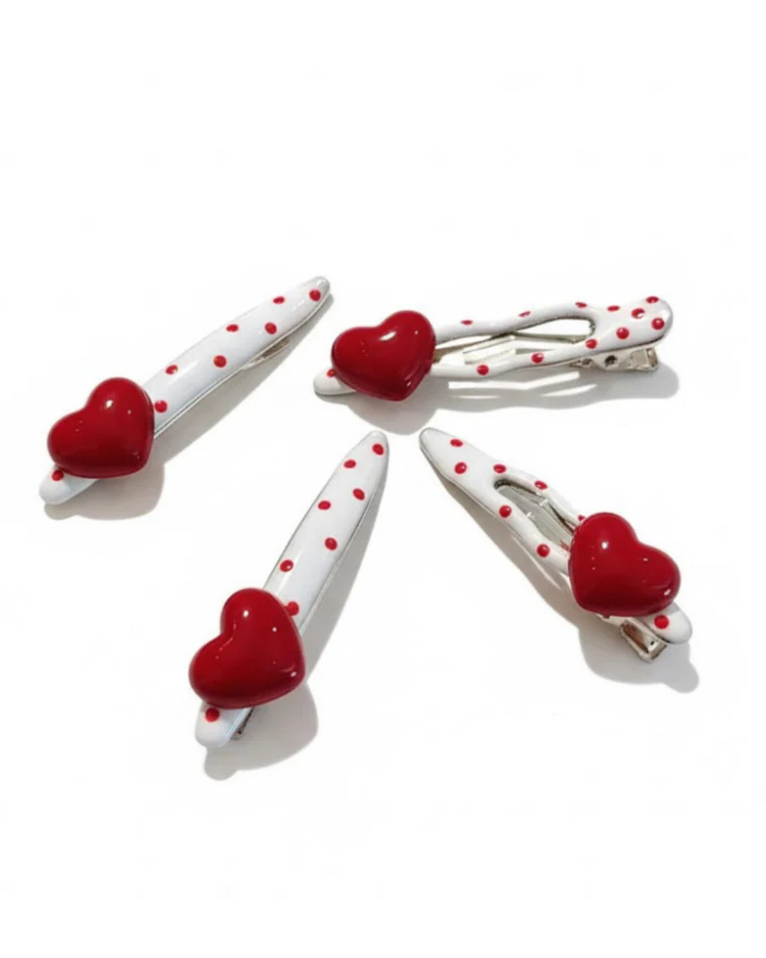 Coeur - Pinces à cheveux