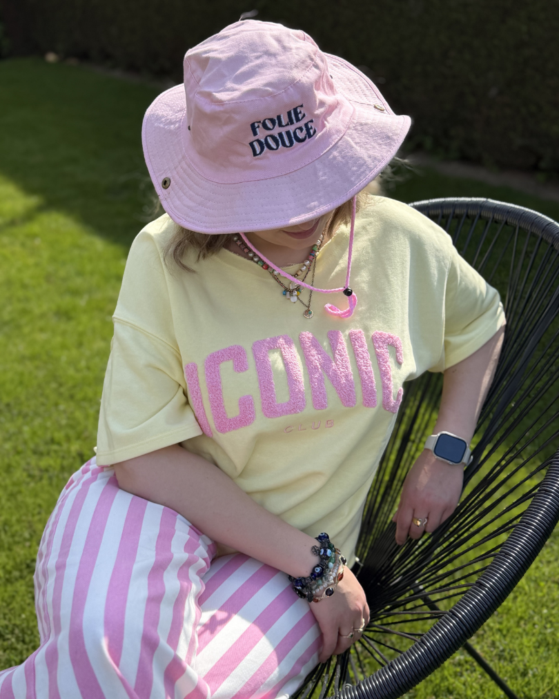 Iconic - Teeshirt Jaune