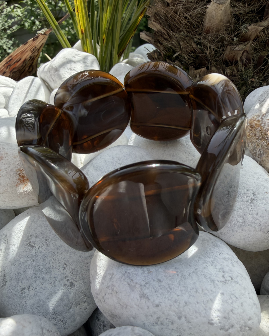 Célia - Bracelet Marron Foncé