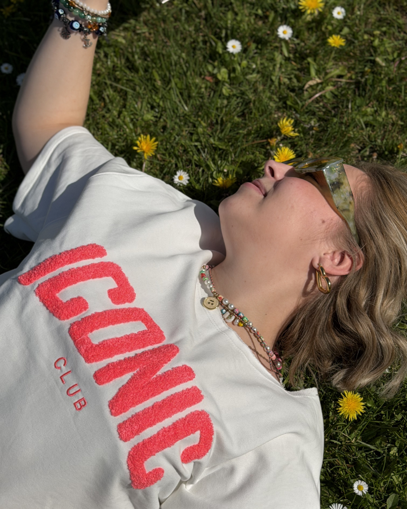 Iconic - Teeshirt Blanc