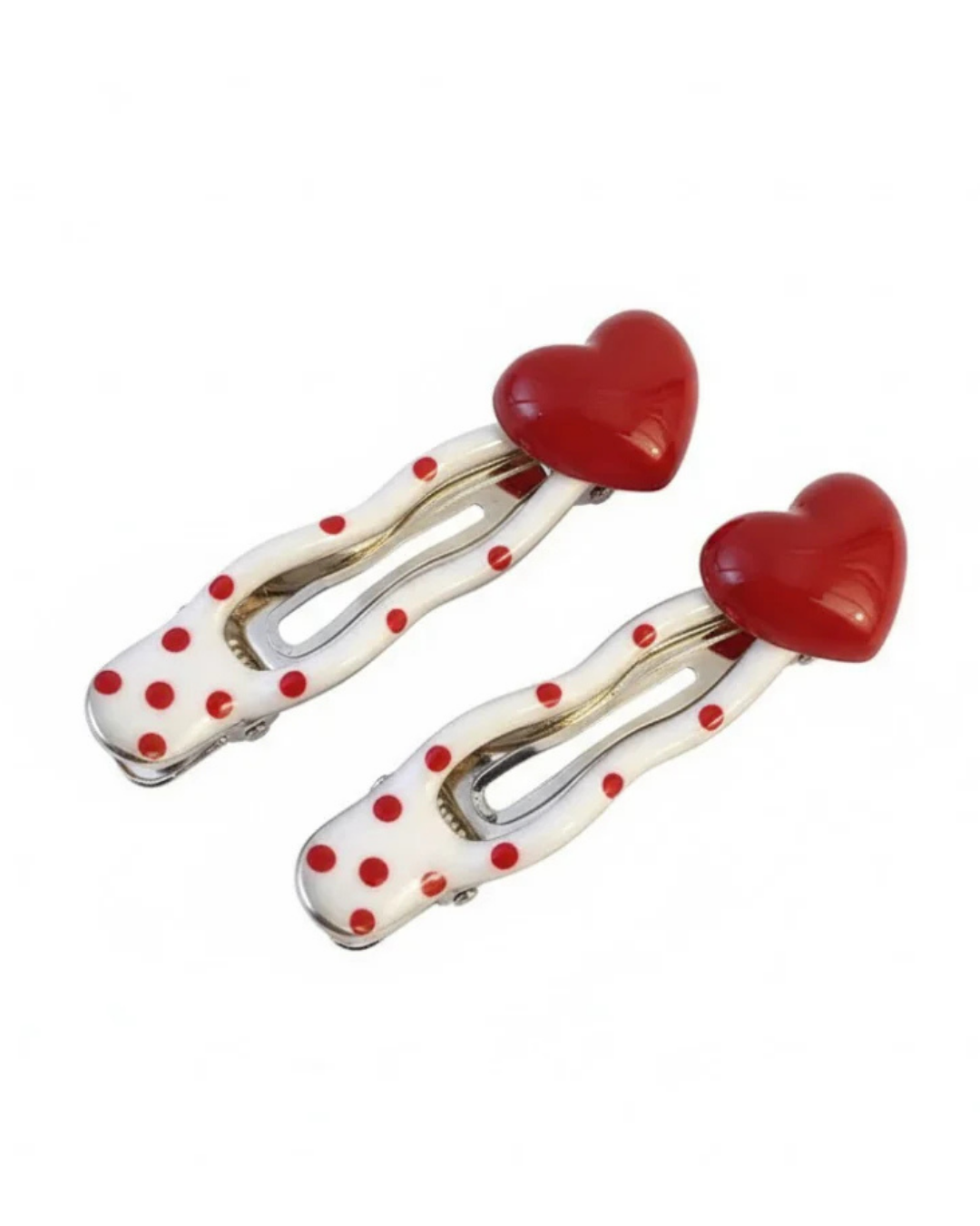 Coeur - Pinces à cheveux